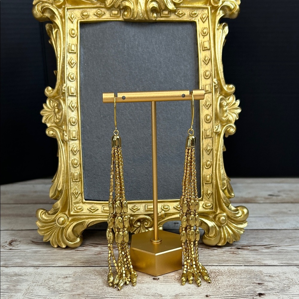 Elegant Gold Dangle Earrings